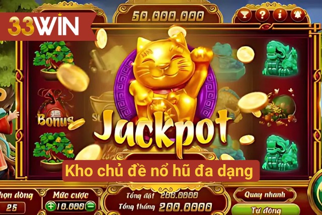 Kho chủ đề nổ hũ đa dạng